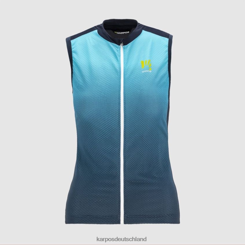 T-Shirt| de Karpos Frauen verve evo w ärmellos Sky Captain/Blue Atoll ZV820Z1236