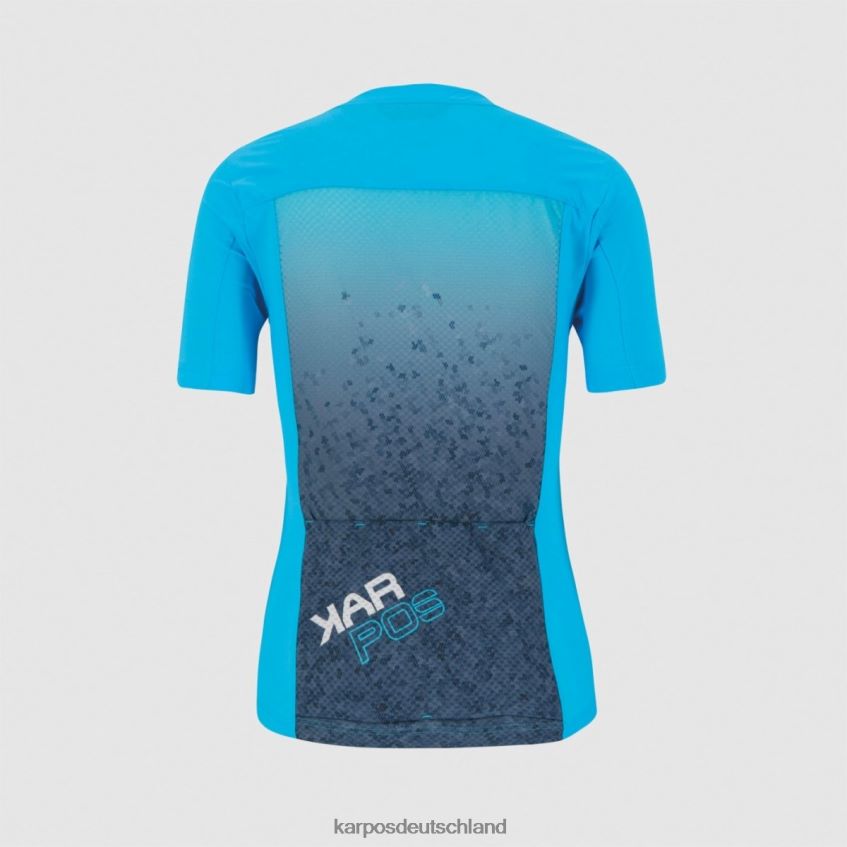 T-Shirt| de Karpos Frauen verve evo w trikot Blaues Atoll/Sky Captain ZV820Z1224