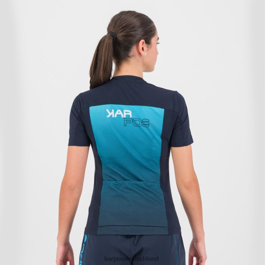 T-Shirt| de Karpos Frauen verve evo w trikot Sky Captain/Blue Atoll ZV820Z1225