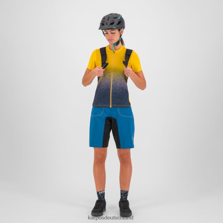 T-Shirt| de Karpos Frauen verve evo w trikot Zitronencurry/Ombreblau ZV820Z1230