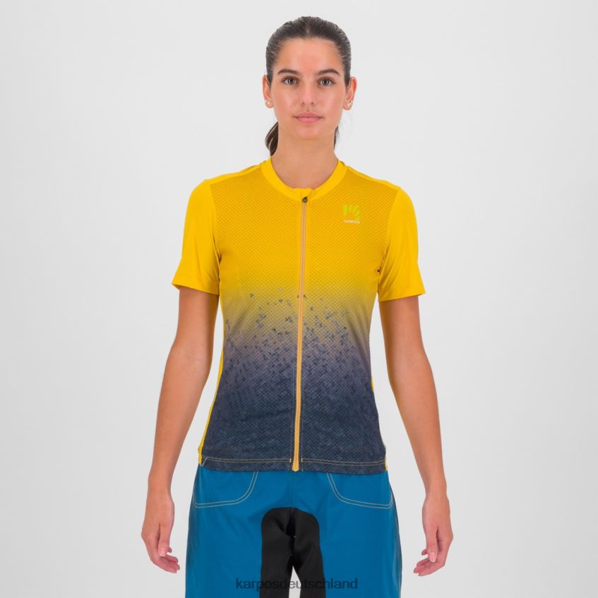 T-Shirt| de Karpos Frauen verve evo w trikot Zitronencurry/Ombreblau ZV820Z1230