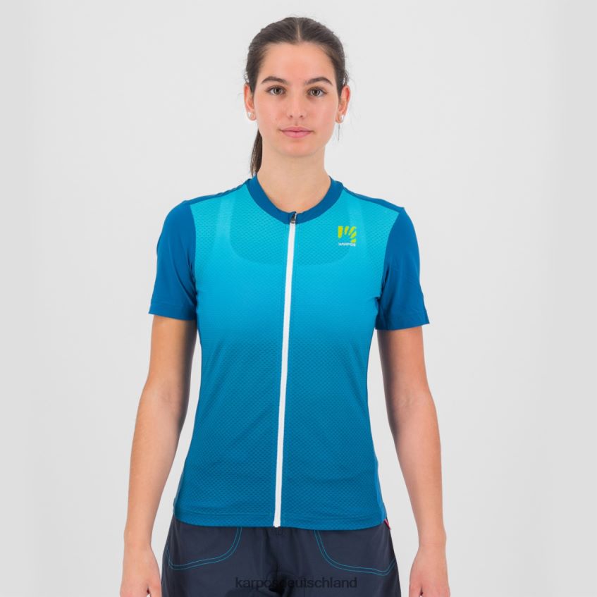 T-Shirt| de Karpos Frauen verve evo w trikot marokkanisches Blau/Bluebird ZV820Z1227