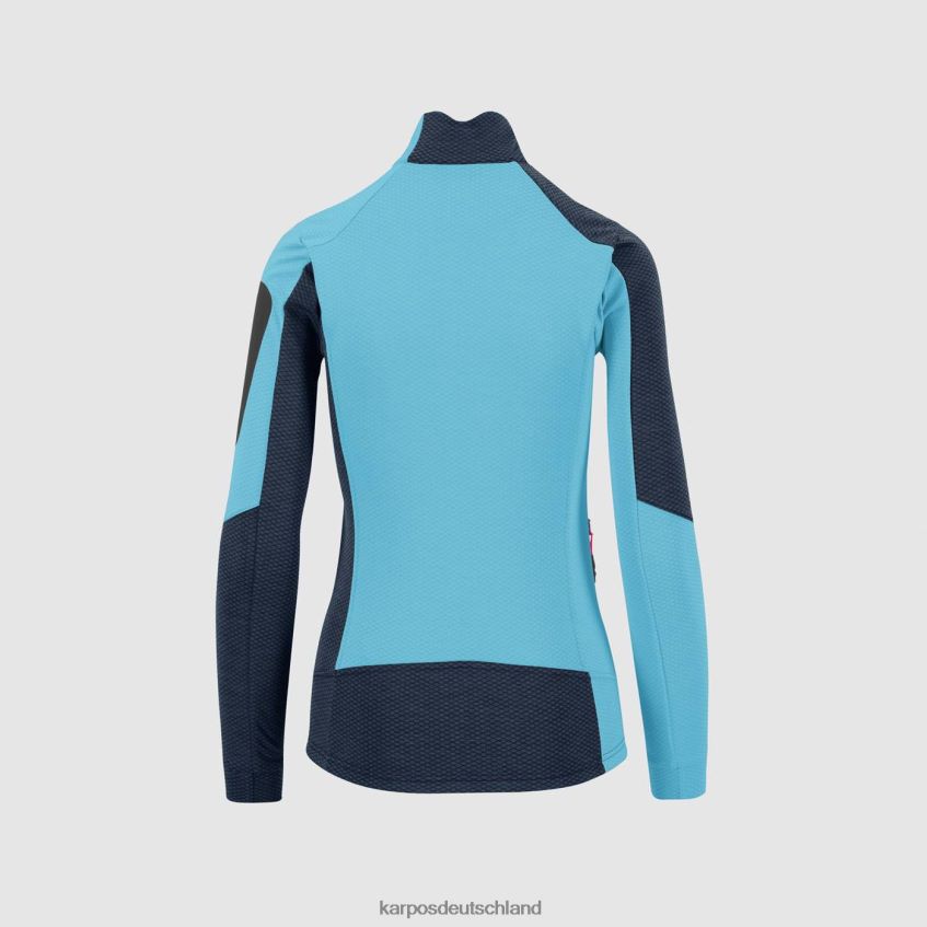 Vlies| de Karpos Frauen Cherz mit Fleece Mitternacht/blaues Atoll ZV820Z1127