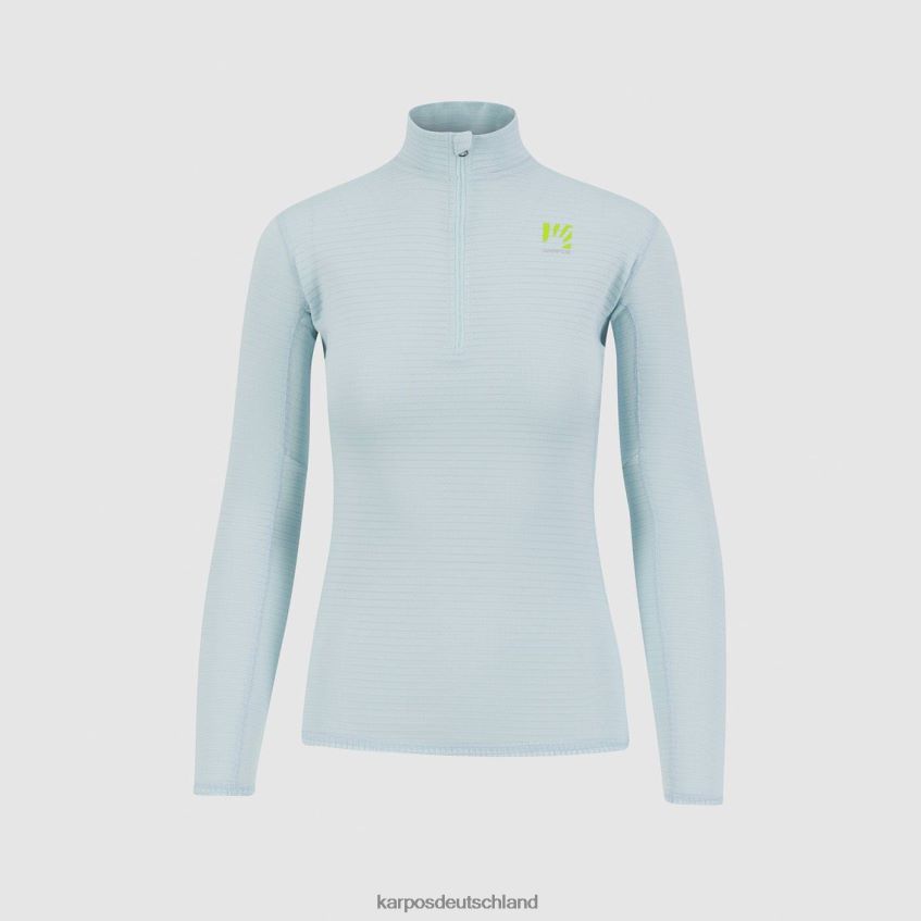 Vlies| de Karpos Frauen Croda Light mit halbem Reißverschluss Stratosphäre ZV820Z1216