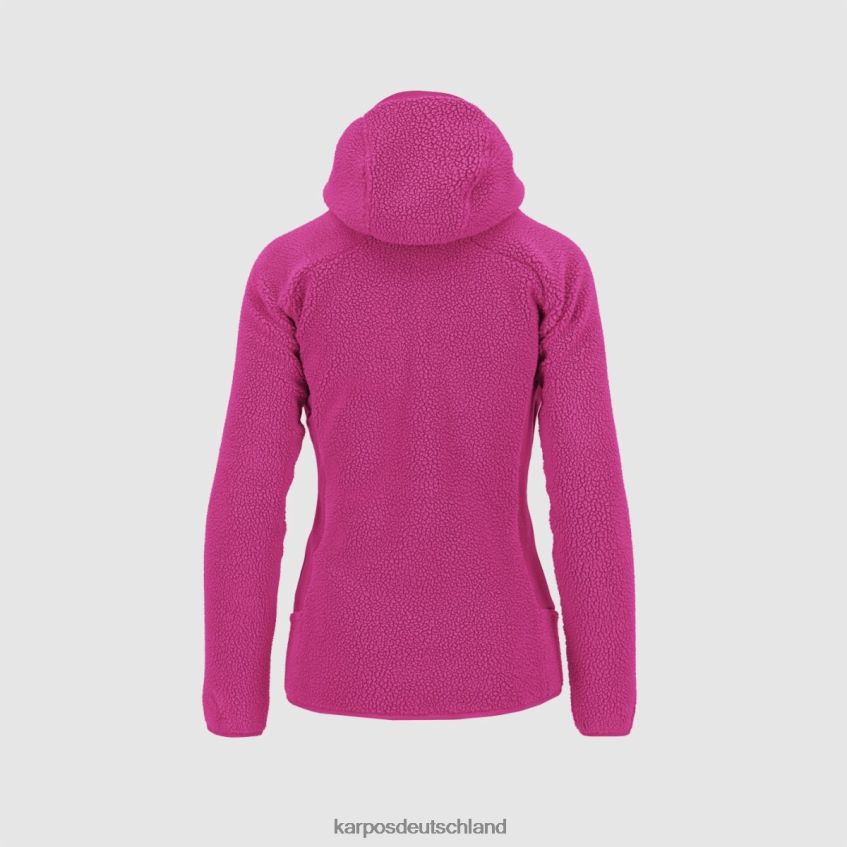 Vlies| de Karpos Frauen Kapuzenpullover im Stil der 80er mit Fleece Kabarett ZV820Z1115
