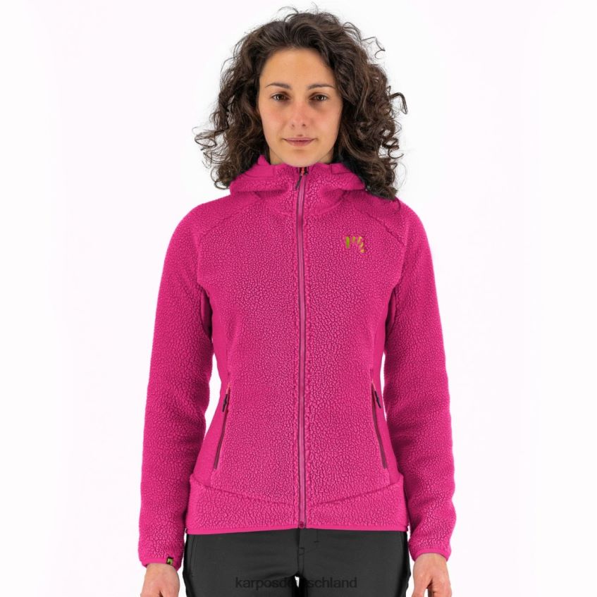 Vlies| de Karpos Frauen Kapuzenpullover im Stil der 80er mit Fleece Kabarett ZV820Z1115