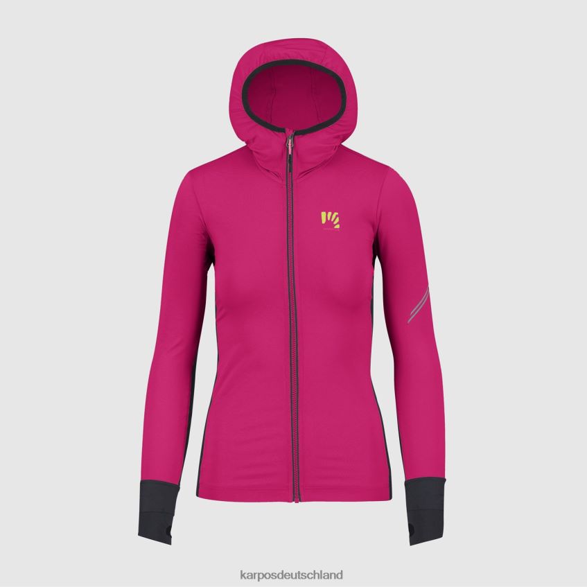 Vlies| de Karpos Frauen Lavaredo Evo mit Fleece Pink Schwarz ZV820Z1139
