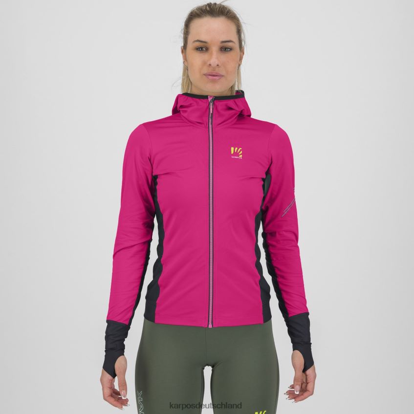 Vlies| de Karpos Frauen Lavaredo Evo mit Fleece Pink Schwarz ZV820Z1139