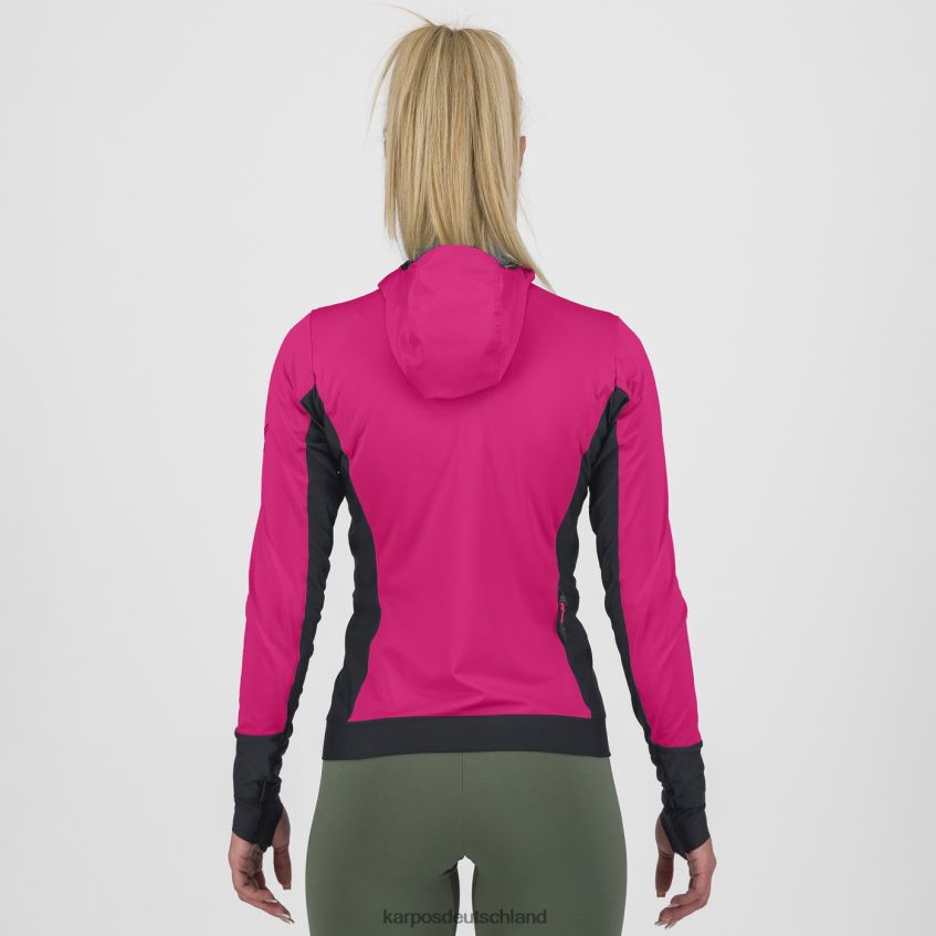 Vlies| de Karpos Frauen Lavaredo Evo mit Fleece Pink Schwarz ZV820Z1139