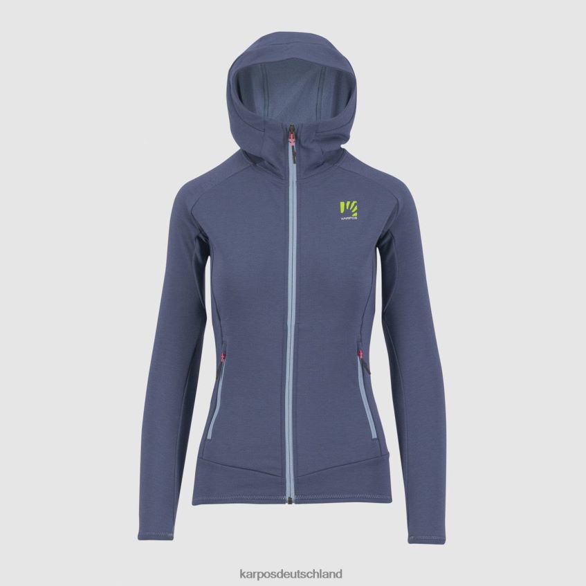 Vlies| de Karpos Frauen Mezzodi Kapuzenpullover mit Fleece Beringmeer ZV820Z1148