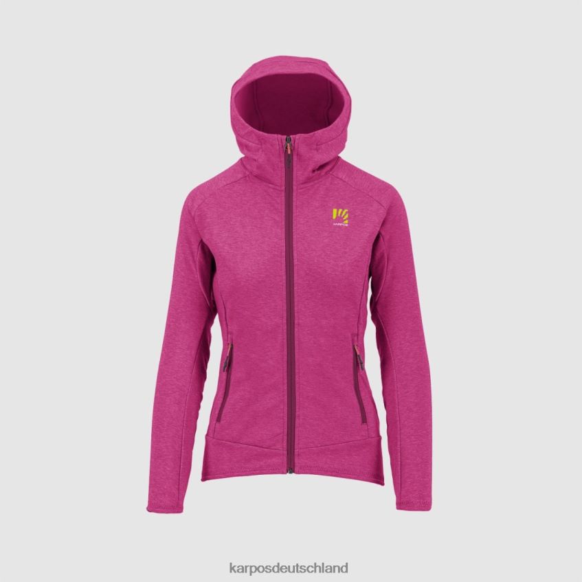 Vlies| de Karpos Frauen Mezzodi Kapuzenpullover mit Fleece Kabarett ZV820Z1147