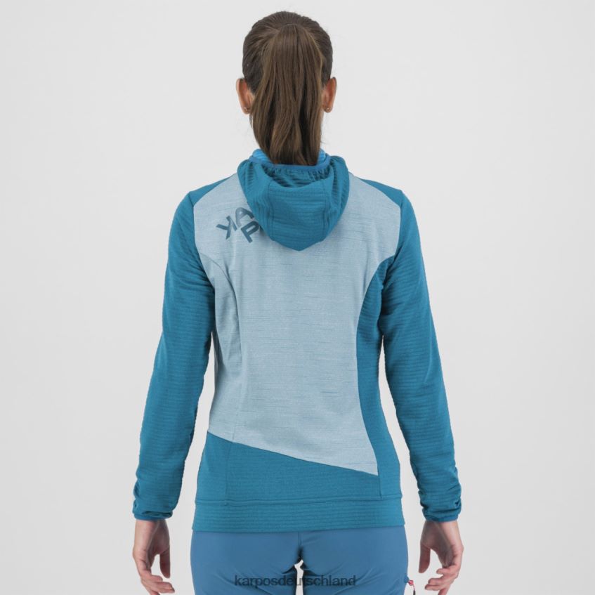 Vlies| de Karpos Frauen Nuvolau mit Fleece Korsar/Adriablau ZV820Z1180