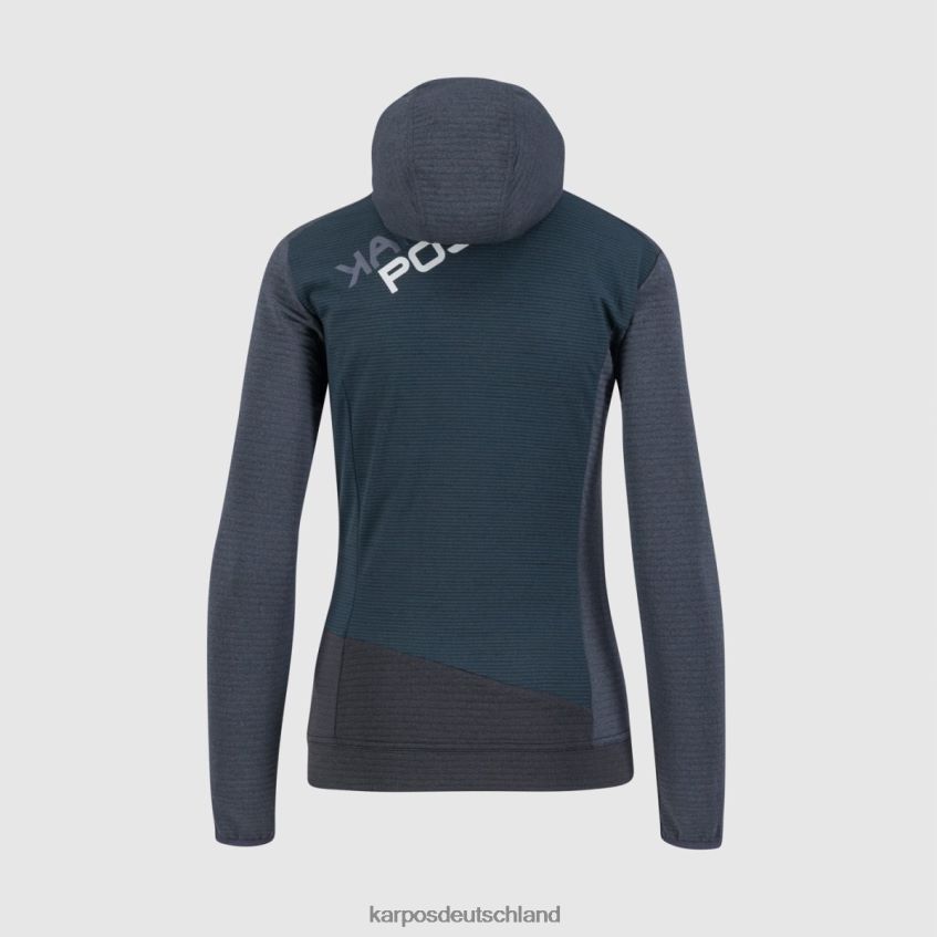 Vlies| de Karpos Frauen Nuvolau mit Fleece Ombre blau/schwarz ZV820Z1179