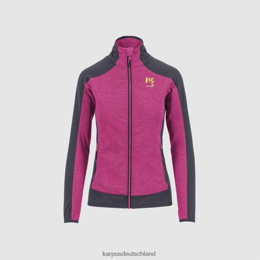 Vlies| de Karpos Frauen Odle mit Fleece Kabarett/Schwarz ZV820Z1157