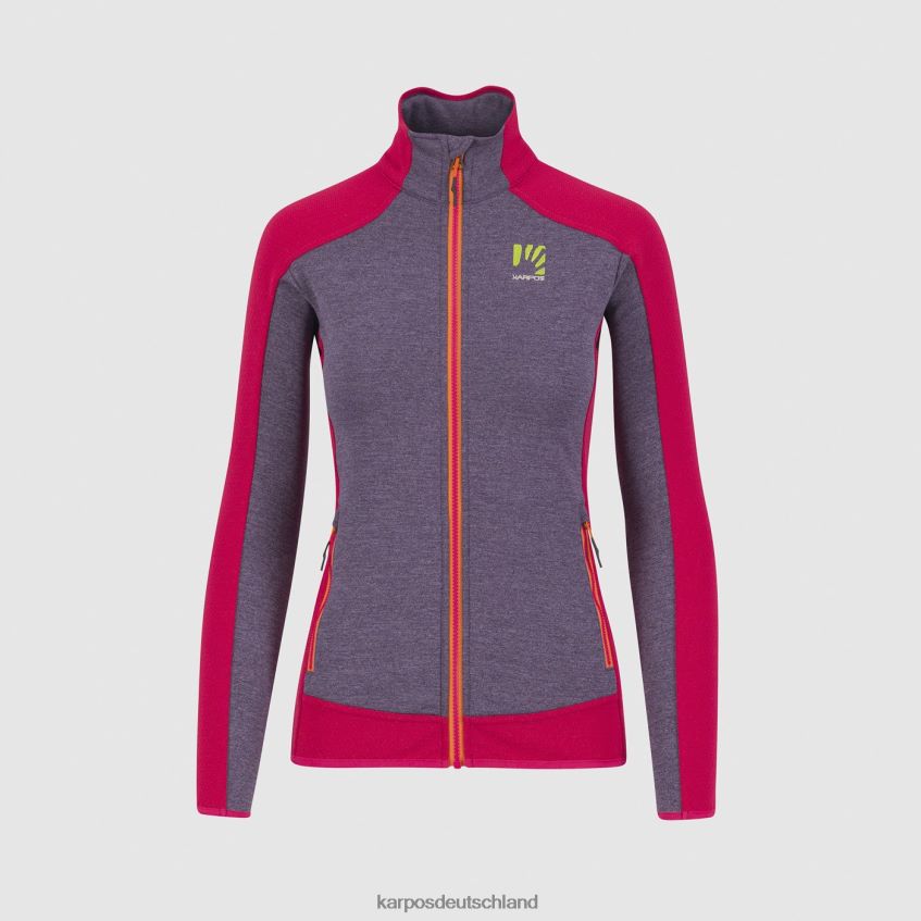 Vlies| de Karpos Frauen Odle mit Fleece Traube/Granita ZV820Z1156