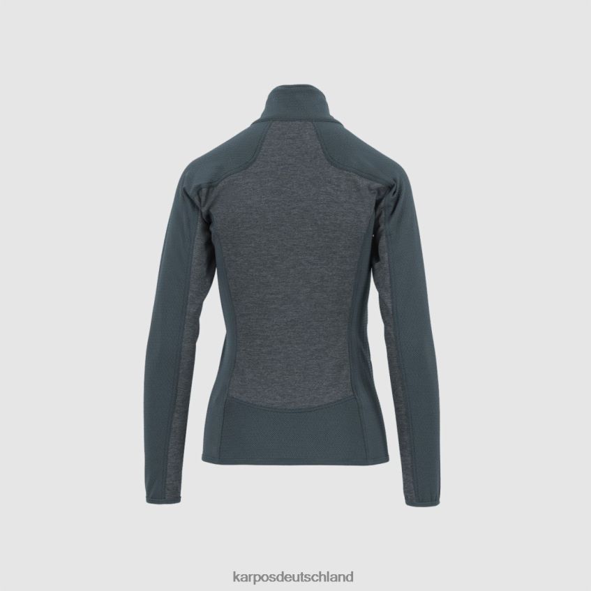 Vlies| de Karpos Frauen Odle mit Fleece dunkler Schiefer/schwarz ZV820Z1158