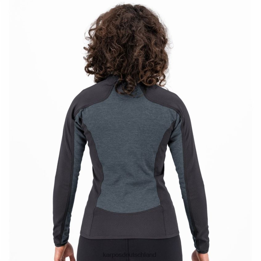 Vlies| de Karpos Frauen Odle mit Fleece dunkler Schiefer/schwarz ZV820Z1158