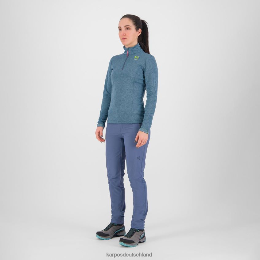 Vlies| de Karpos Frauen Pizzocco mit halbem Reißverschluss Beringmeer ZV820Z1214