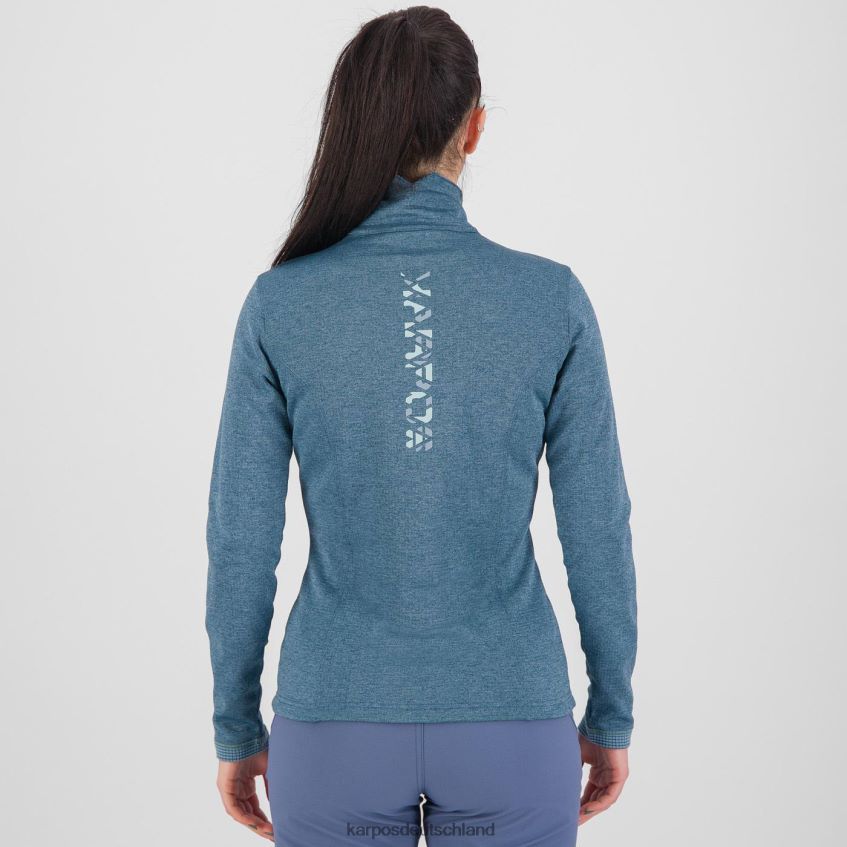 Vlies| de Karpos Frauen Pizzocco mit halbem Reißverschluss Beringmeer ZV820Z1214