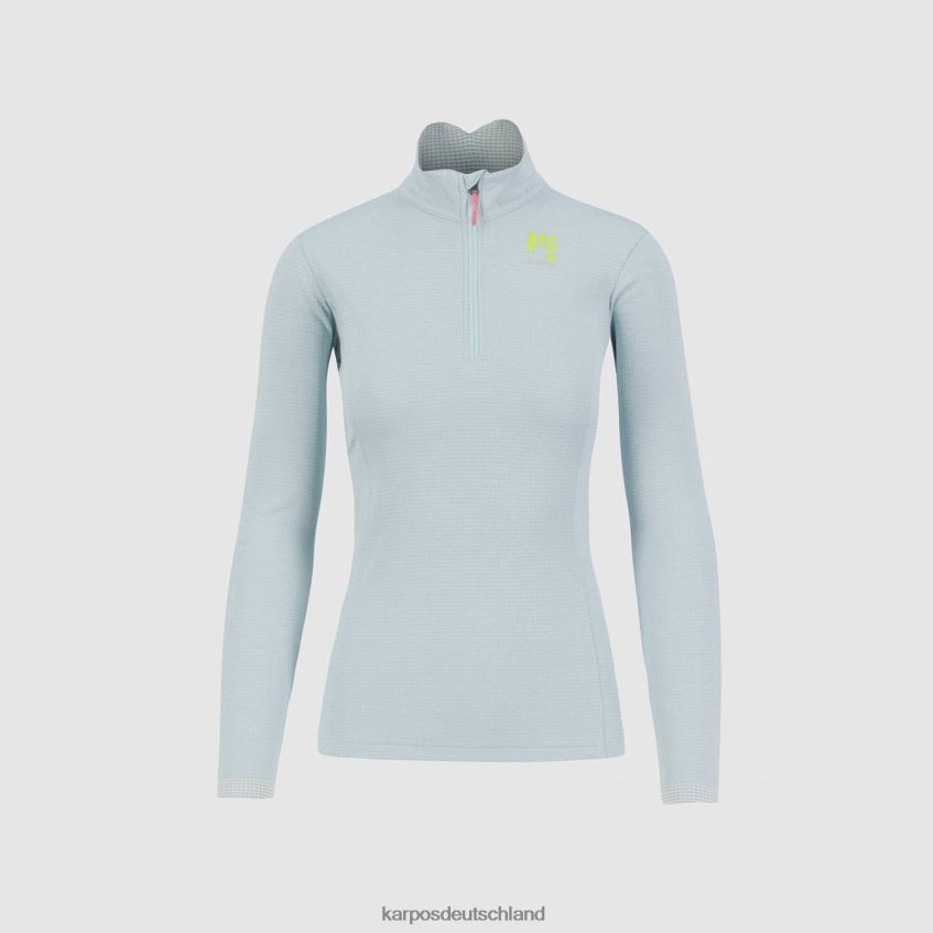 Vlies| de Karpos Frauen Pizzocco mit halbem Reißverschluss Stratosphäre ZV820Z1210
