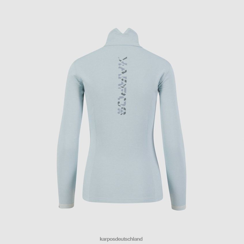 Vlies| de Karpos Frauen Pizzocco mit halbem Reißverschluss Stratosphäre ZV820Z1210