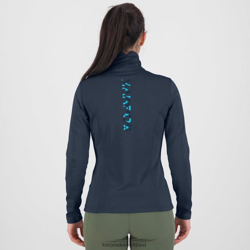 Vlies| de Karpos Frauen Pizzocco mit halbem Reißverschluss Vulkan ZV820Z1211