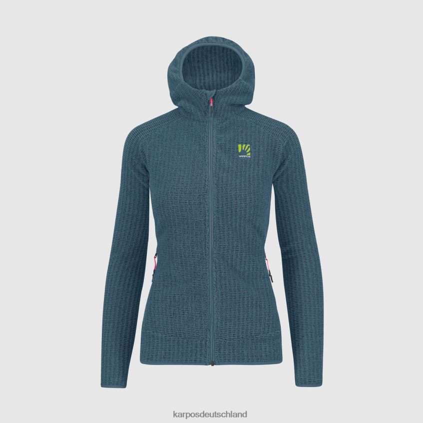 Vlies| de Karpos Frauen Rocchetta mit Kapuzenpullover aus Fleece Beringmeer ZV820Z1170