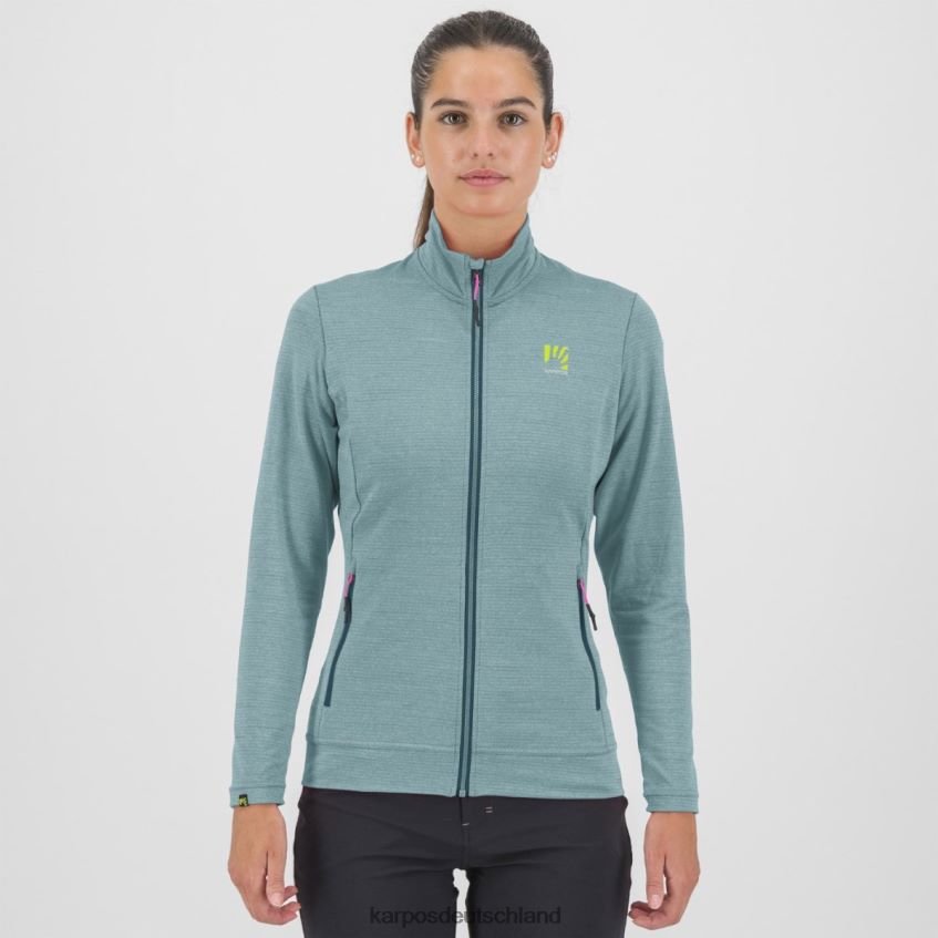 Vlies| de Karpos Frauen pomedes w t-shirt ls Adriablau ZV820Z1191