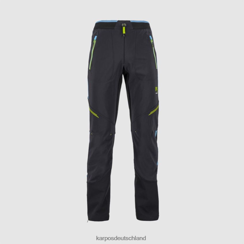 Hose| de Karpos Männer Alagna Plus Evo Hose schwarz/blaues Juwel ZV820Z473