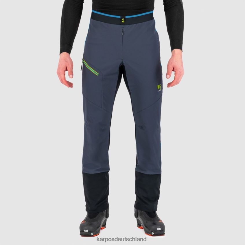 Hose| de Karpos Männer Grand Mont Skimo Hose Tusche/Juwelenblau/Schwarz ZV820Z488