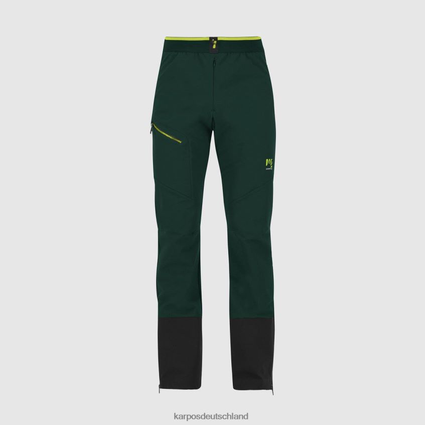 Hose| de Karpos Männer Grand Mont Skimo Hose Wald/Kiwi-Colada ZV820Z486