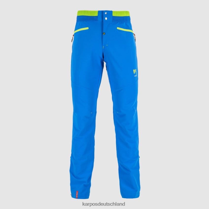 Hose| de Karpos Männer K-Performance-Kletterhose Indigo b/Jasmingrün ZV820Z503