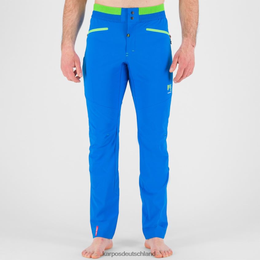 Hose| de Karpos Männer K-Performance-Kletterhose Indigo b/Jasmingrün ZV820Z503
