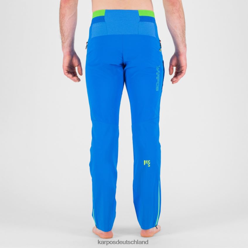 Hose| de Karpos Männer K-Performance-Kletterhose Indigo b/Jasmingrün ZV820Z503