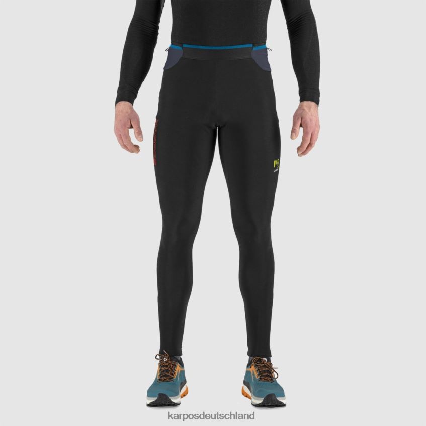 Hose| de Karpos Männer Lavaredo plus Wintertight Schwarz/Tusche/Grenadine ZV820Z577