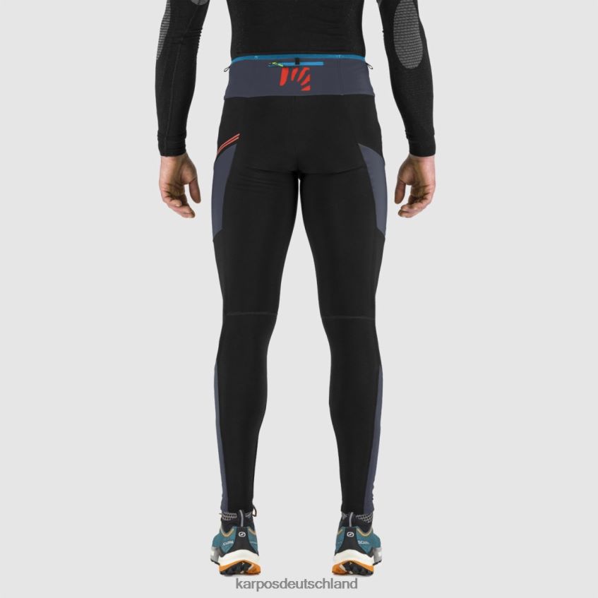 Hose| de Karpos Männer Lavaredo plus Wintertight Schwarz/Tusche/Grenadine ZV820Z577