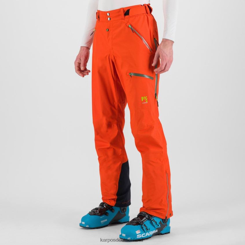 Hose| de Karpos Männer Midi-Shell-Hose würzige Orange ZV820Z443