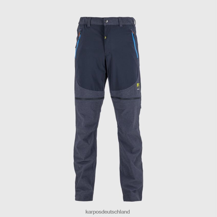 Hose| de Karpos Männer Santa Croce Zip-Off-Hose Weltraum/Indigo b. ZV820Z522