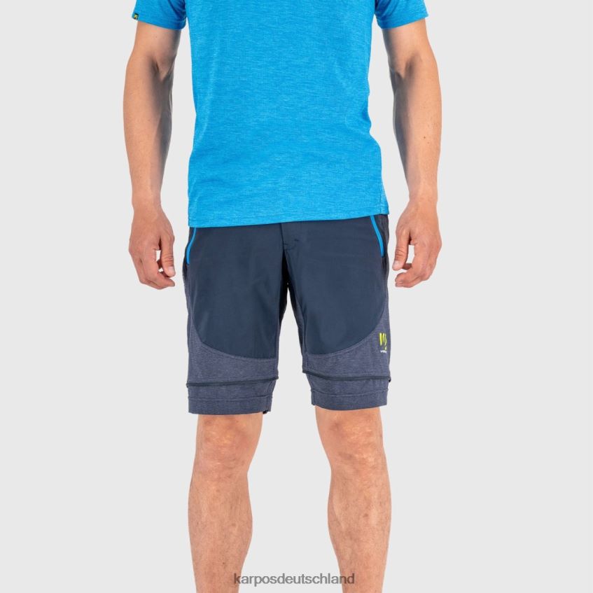 Hose| de Karpos Männer Santa Croce Zip-Off-Hose Weltraum/Indigo b. ZV820Z522