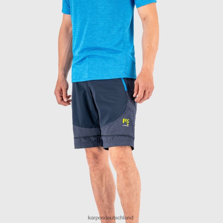 Hose| de Karpos Männer Santa Croce Zip-Off-Hose Weltraum/Indigo b. ZV820Z522