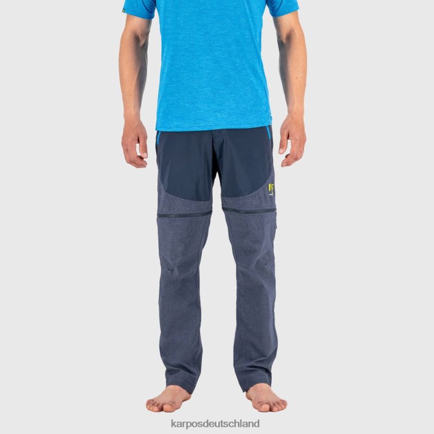 Hose| de Karpos Männer Santa Croce Zip-Off-Hose Weltraum/Indigo b. ZV820Z522