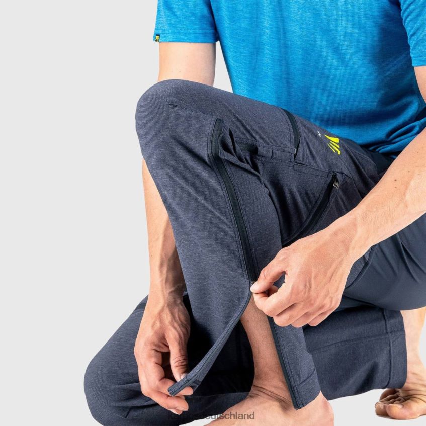 Hose| de Karpos Männer Santa Croce Zip-Off-Hose Weltraum/Indigo b. ZV820Z522