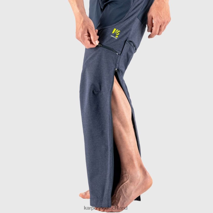 Hose| de Karpos Männer Santa Croce Zip-Off-Hose Weltraum/Indigo b. ZV820Z522