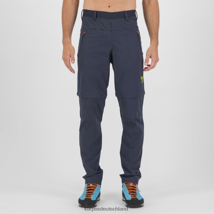 Hose| de Karpos Männer Tre Cime Zip-Off-Hose Weltraum/Indigo b. ZV820Z609
