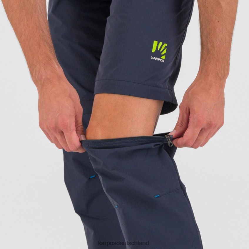 Hose| de Karpos Männer Tre Cime Zip-Off-Hose Weltraum/Indigo b. ZV820Z609