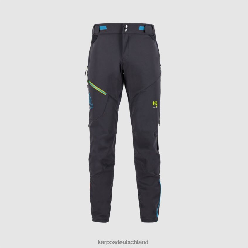 Hose| de Karpos Männer Val Viola Winterhose schwarz/blaues Juwel ZV820Z483