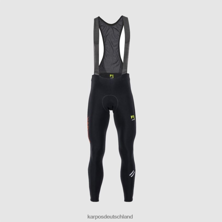 Hose| de Karpos Männer Verve Winter-Trägerhose Schwarz/Grenadine ZV820Z568