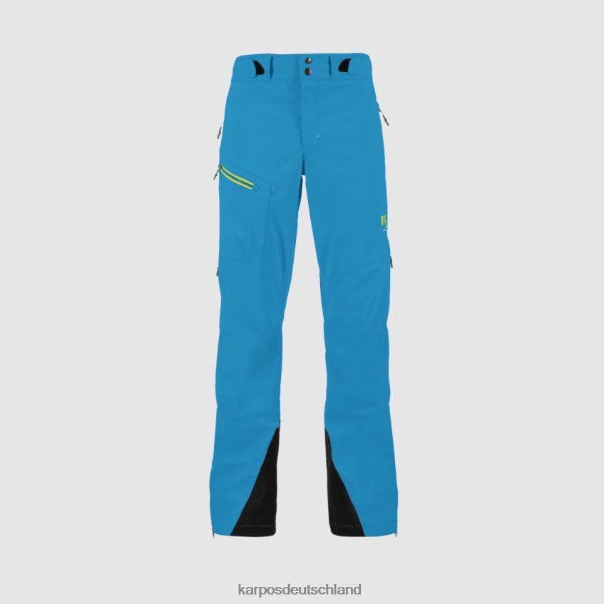 Hose| de Karpos Männer palu' evo Hose blaues Juwel/Schwefelquelle ZV820Z450
