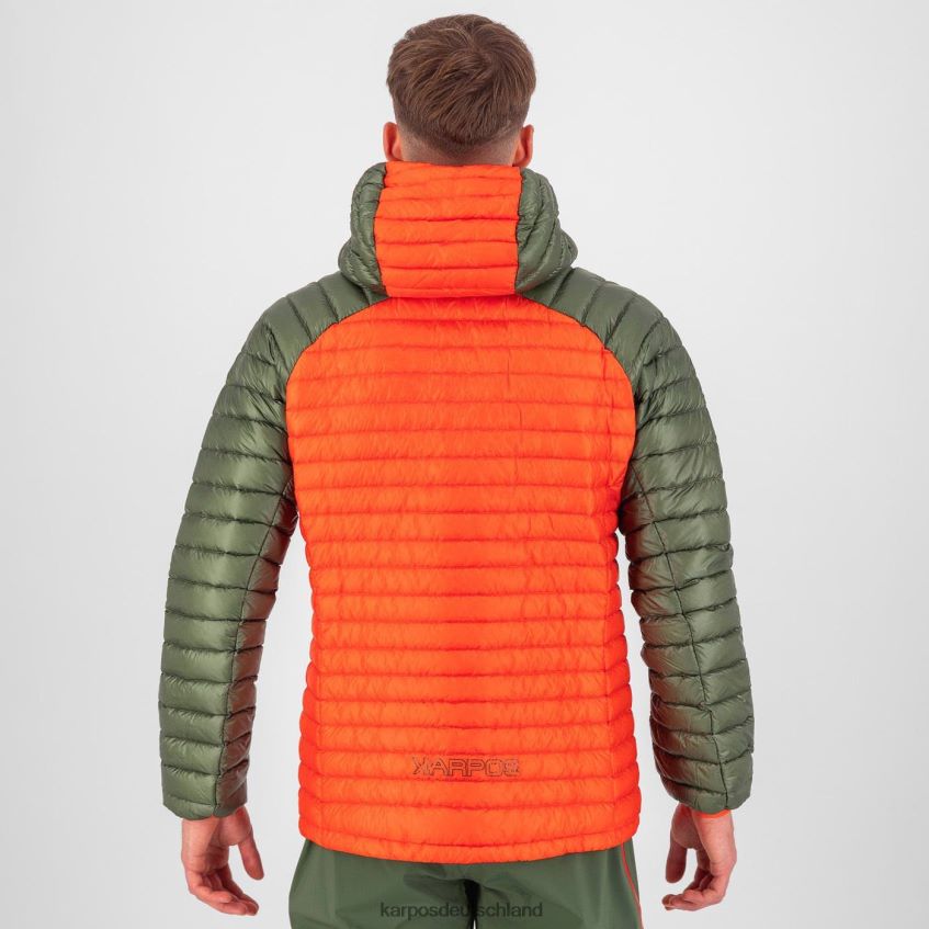 Jacke| de Karpos Männer Alagna Daunenjacke würzige Orange/Thymian ZV820Z16