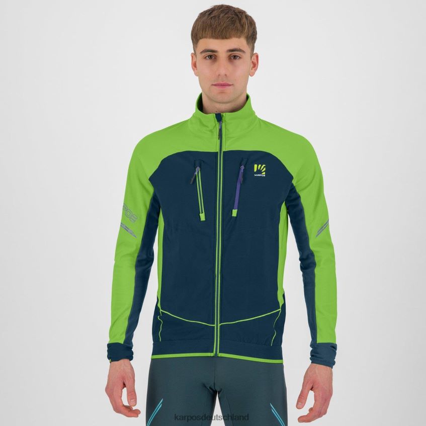 Jacke| de Karpos Männer Alagna Evo Jacke Mitternacht/grüner Blitz ZV820Z135